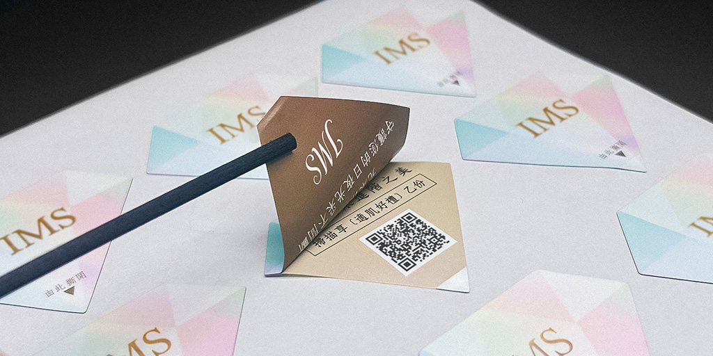 Dual-Layer Three-Sided Color Printing Labels